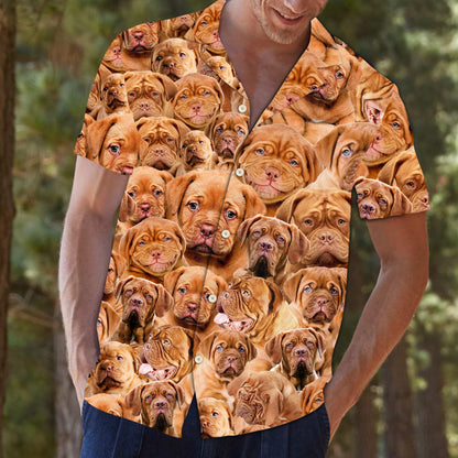 Dogue de Bordeaux Awesome D0207 - Hawaii Shirt