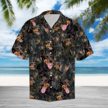 Manchester Terrier Awesome D0207 - Hawaii Shirt