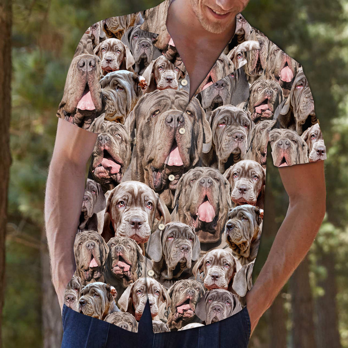 Neapolitan Mastiff Awesome D0207 - Hawaii Shirt