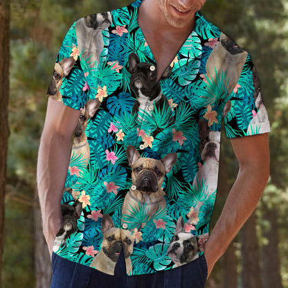 French Bulldog Tropical T0207 - Hawaii Shirt