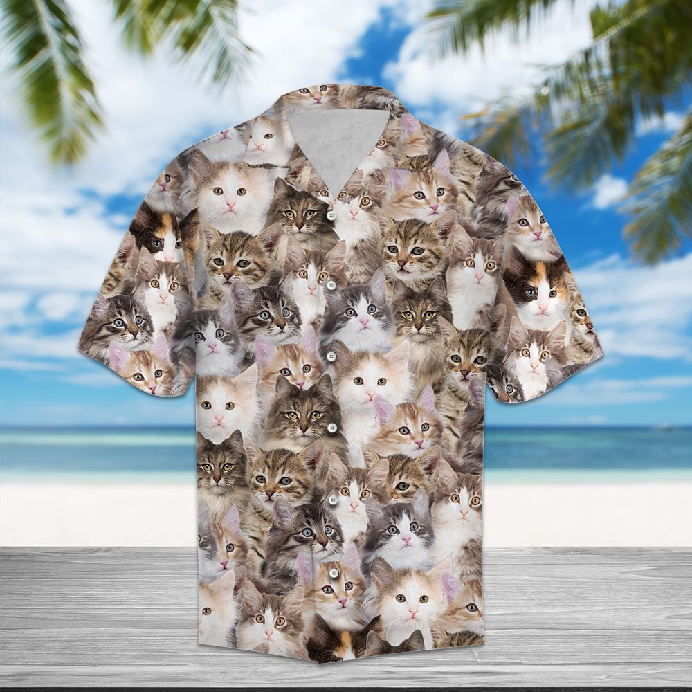 Norwegian Forest Cat Awesome D0307 - Hawaii Shirt