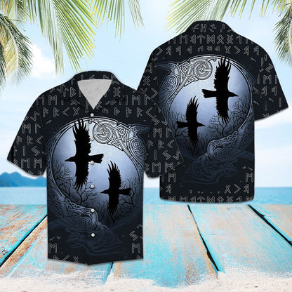 Viking Ravens G5707 - Hawaii Shirt