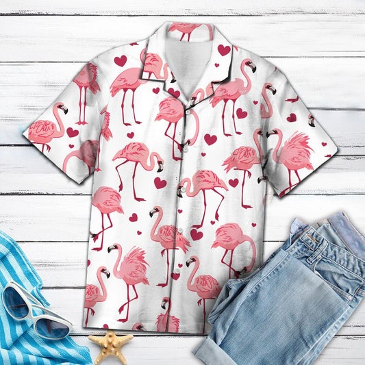 Beautiful Flamingo G5707 - Hawaii Shirt