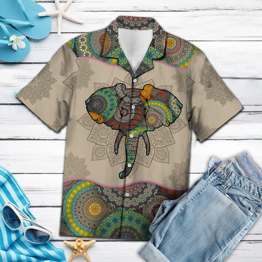 Elephant Mandala G5708- Hawaii Shirt