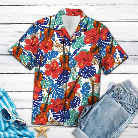 Violin Tropical Plants T0907 - Hawaii Shirt