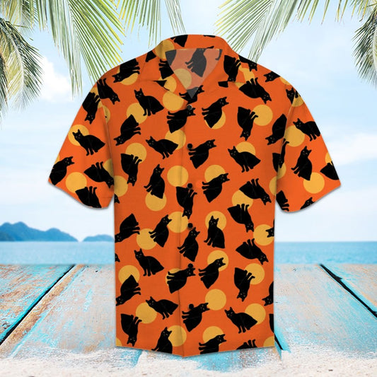 Halloween Black Cat H97212 - Hawaii Shirt