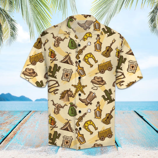 Wild west cowboy H97213 - Hawaii Shirt