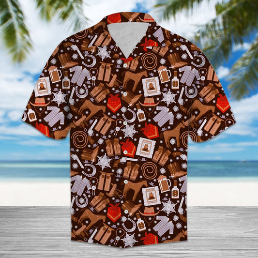 Amazing Cowboy Wild West HT13703 - Hawaii Shirt