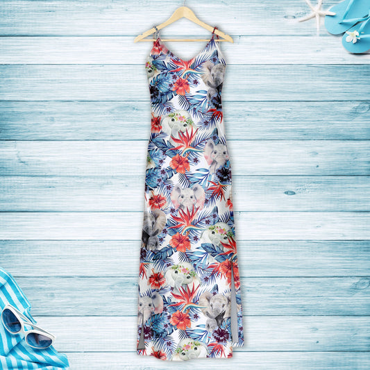 Hawaiian Elephant Hibiscus Flower G5715 - Hawaii Dress