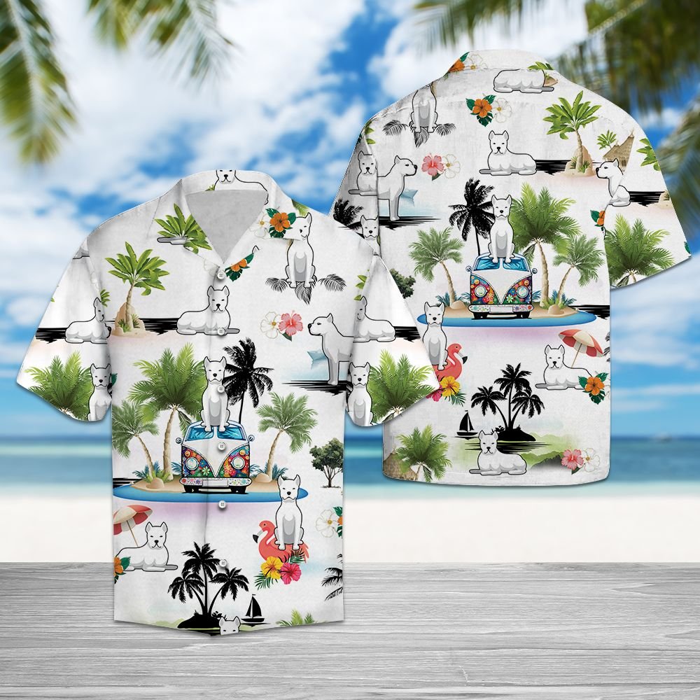 Dogo Argentino Vacation G5716 - Hawaii Shirt