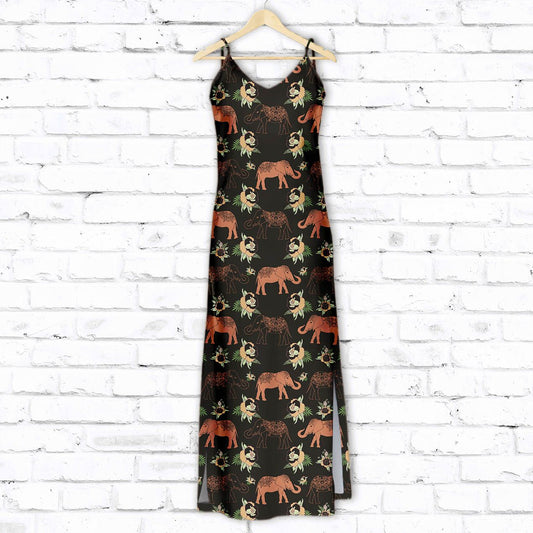 Amazing Elephant T1607 - Hawaiian Dress