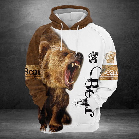 3D Bear G5825 - All Over Print Unisex Hoodie
