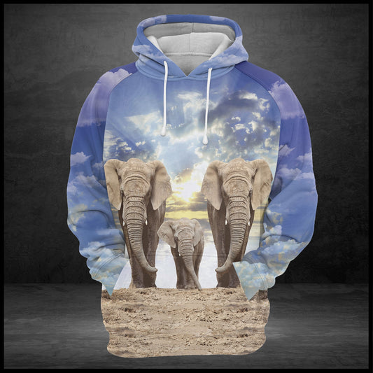Elephant Family G5828 - All Over Print Unisex Hoodie