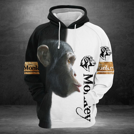 3D Monkey G5903 - All Over Print Unisex Hoodie
