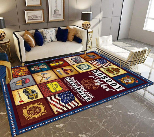 Firefighter Pretty Close D0309 Rectangle Rug