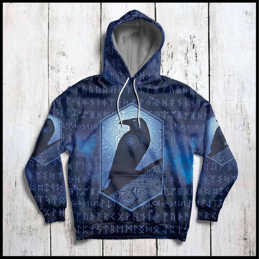 Viking Raven G5904 - All Over Print Unisex Hoodie