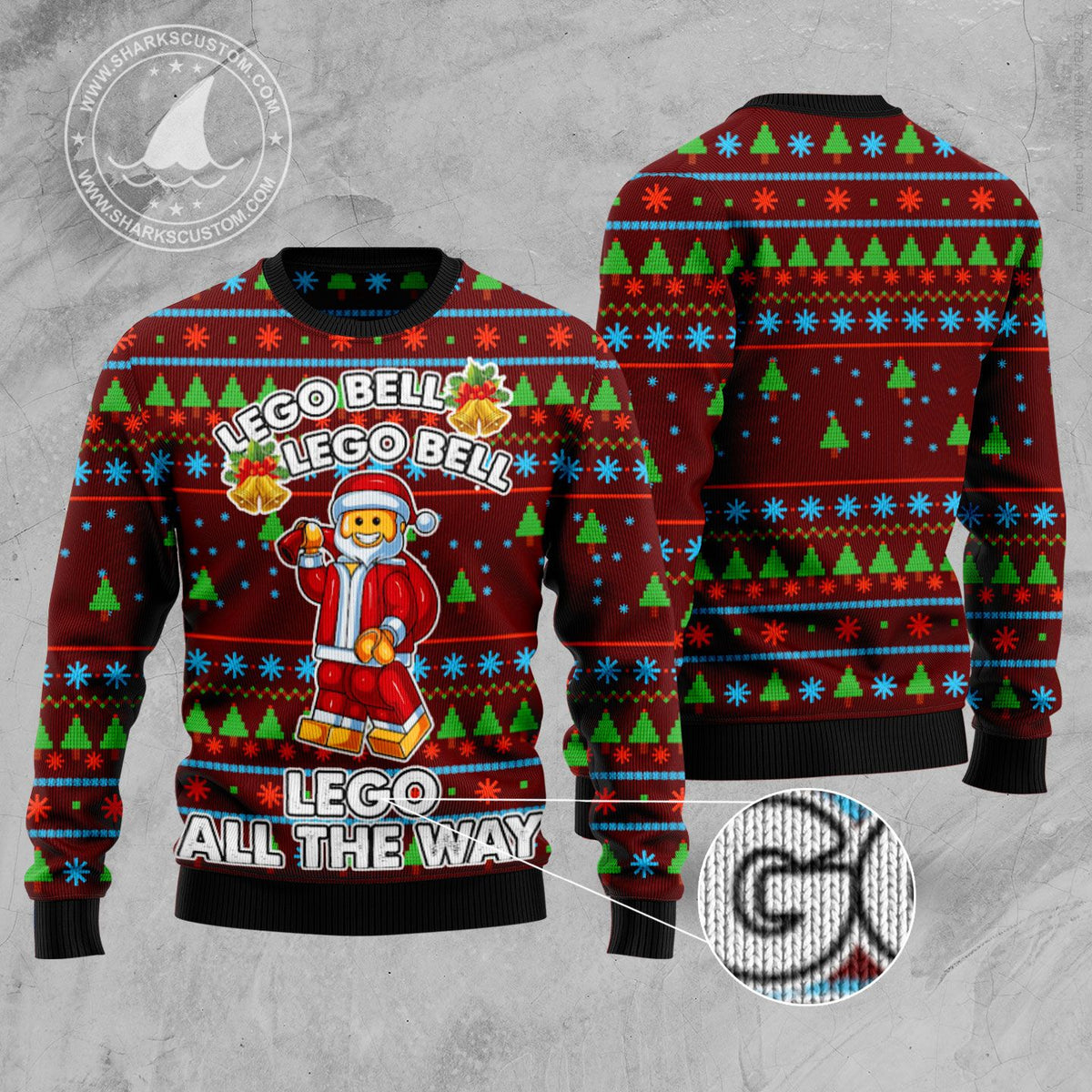 Lego Bell TY309 Ugly Christmas Sweater