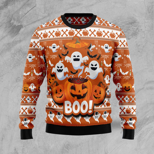 Boo Pumpkin TY610 Halloween Sweater