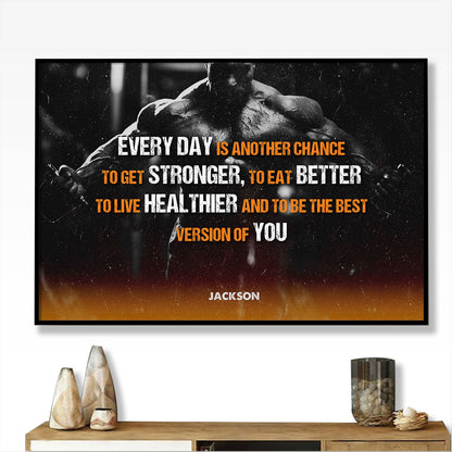 Gym Every Day Is A Another Change Personalizedwitch Poster