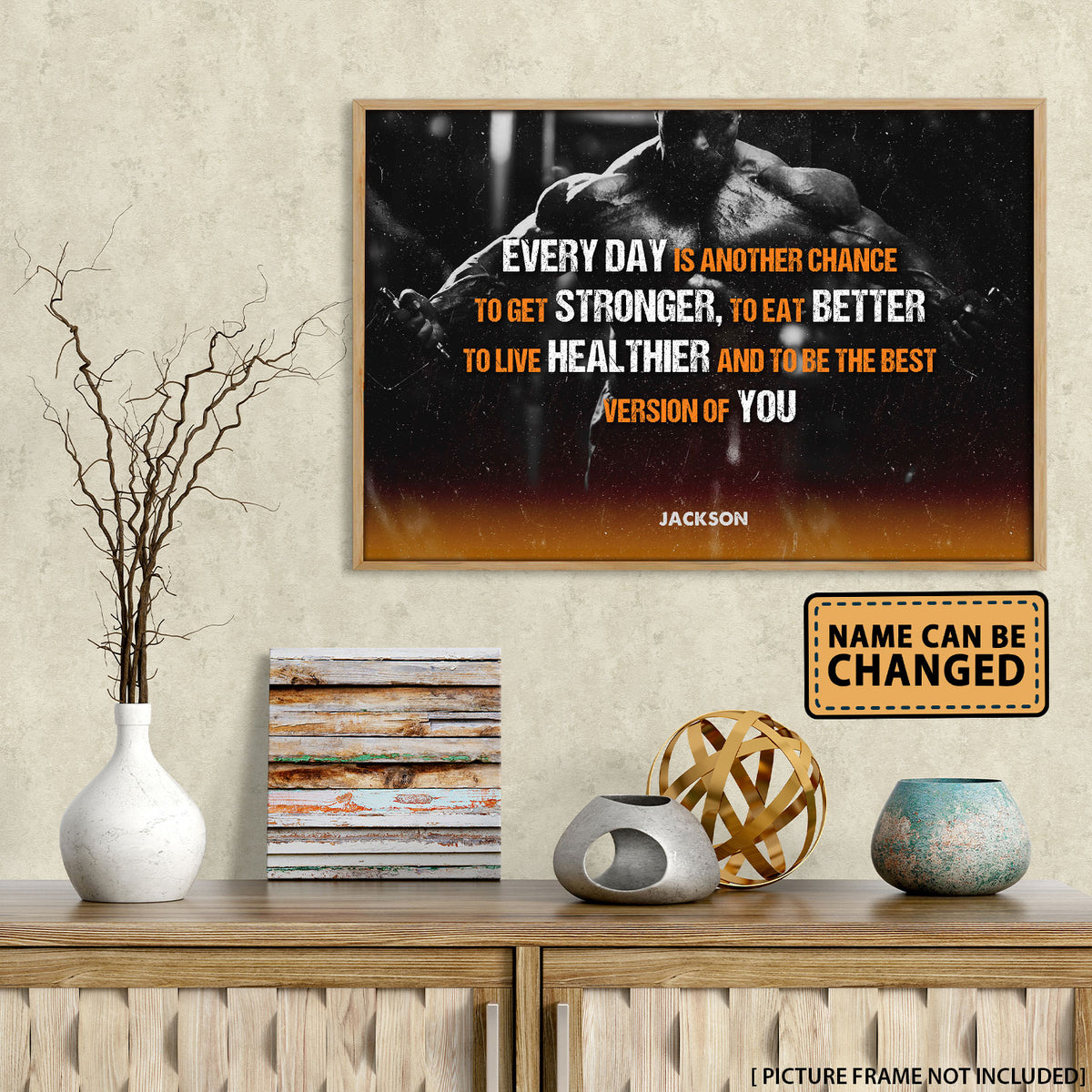 Gym Every Day Is A Another Change Personalizedwitch Poster