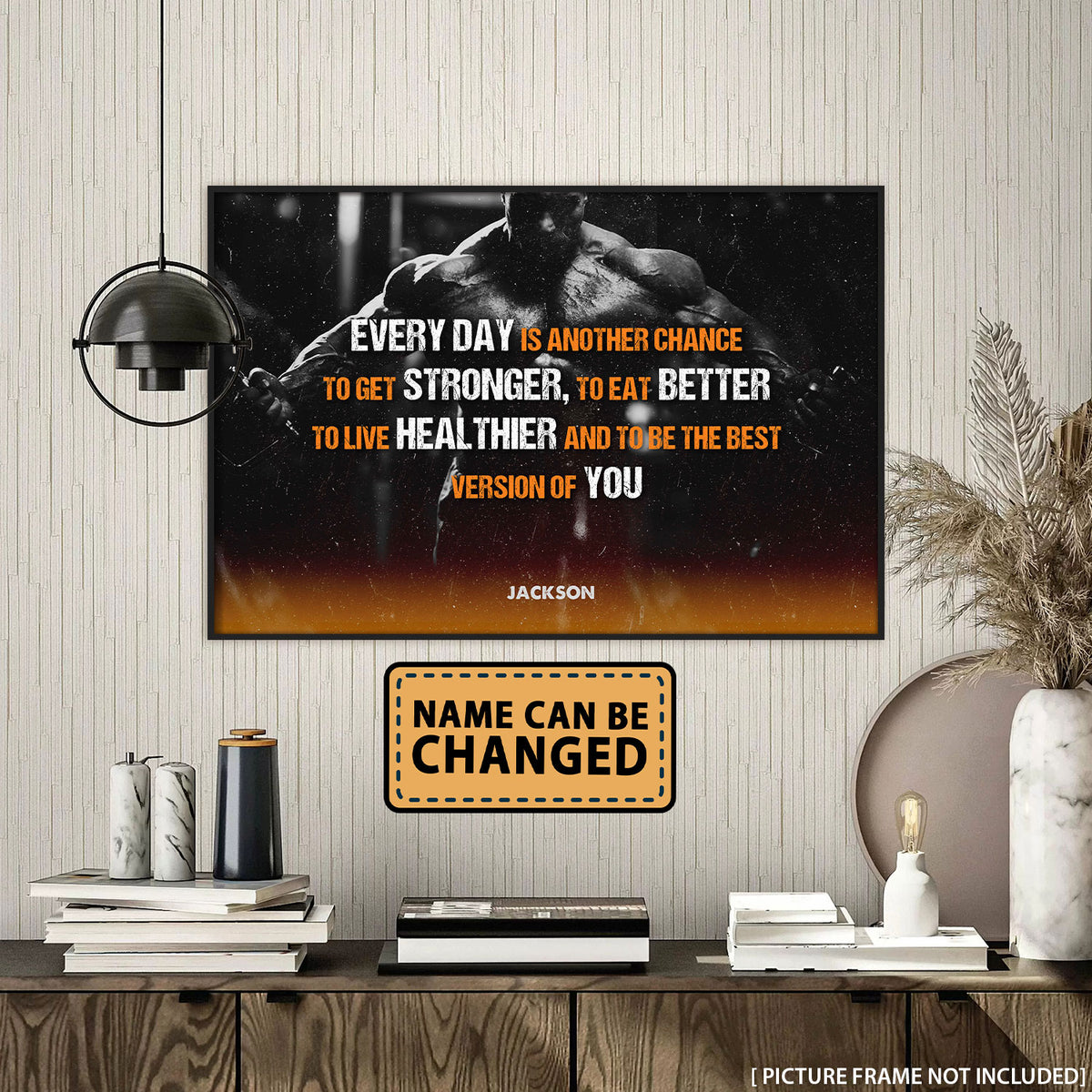 Gym Every Day Is A Another Change Personalizedwitch Poster