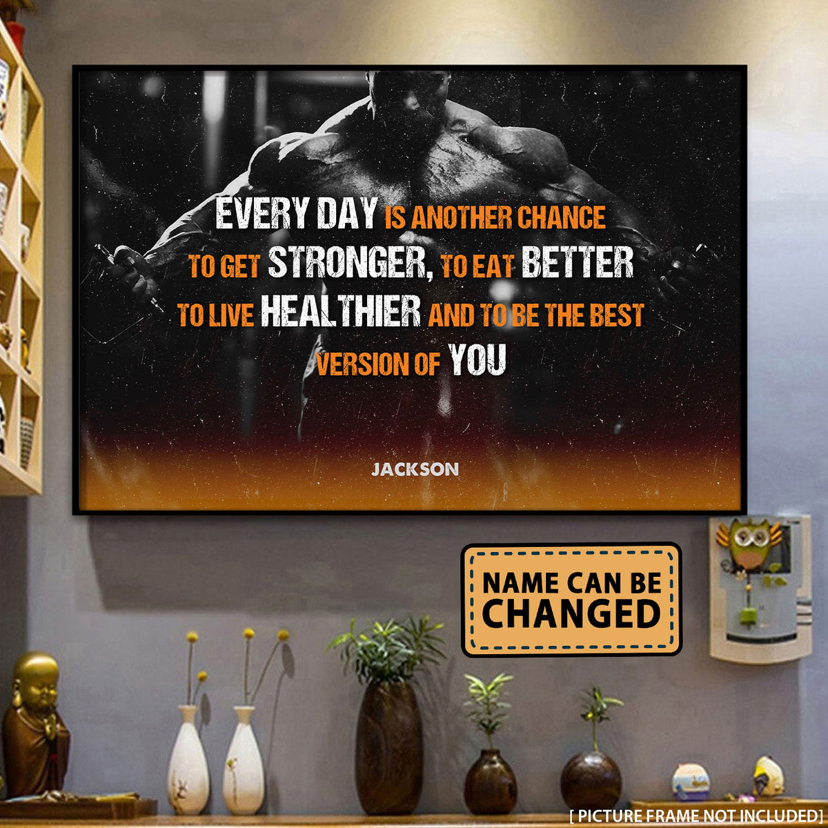 Gym Every Day Is A Another Change Personalizedwitch Poster