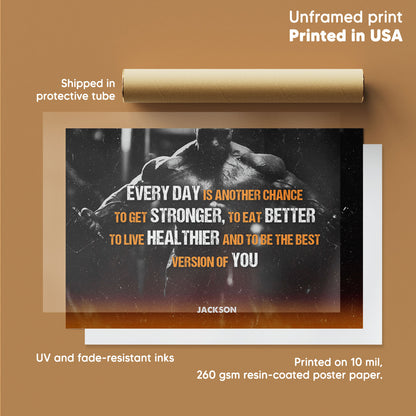 Gym Every Day Is A Another Change Personalizedwitch Poster