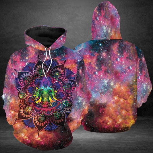 Yoga Mandala Cosmic Light G5127 unisex womens & mens, couples matching, friends, yoga lover, funny family sublimation 3D hoodie christmas holiday gifts (plus size available)