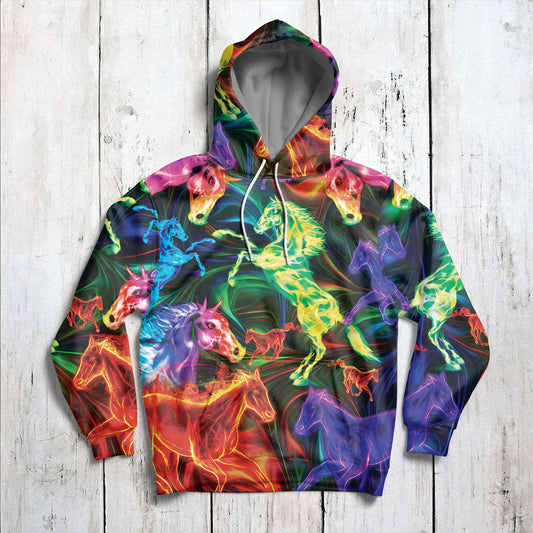 Amazing Horse G51130 unisex womens & mens, couples matching, friends, horse lover, funny family sublimation 3D hoodie christmas holiday gifts (plus size available)