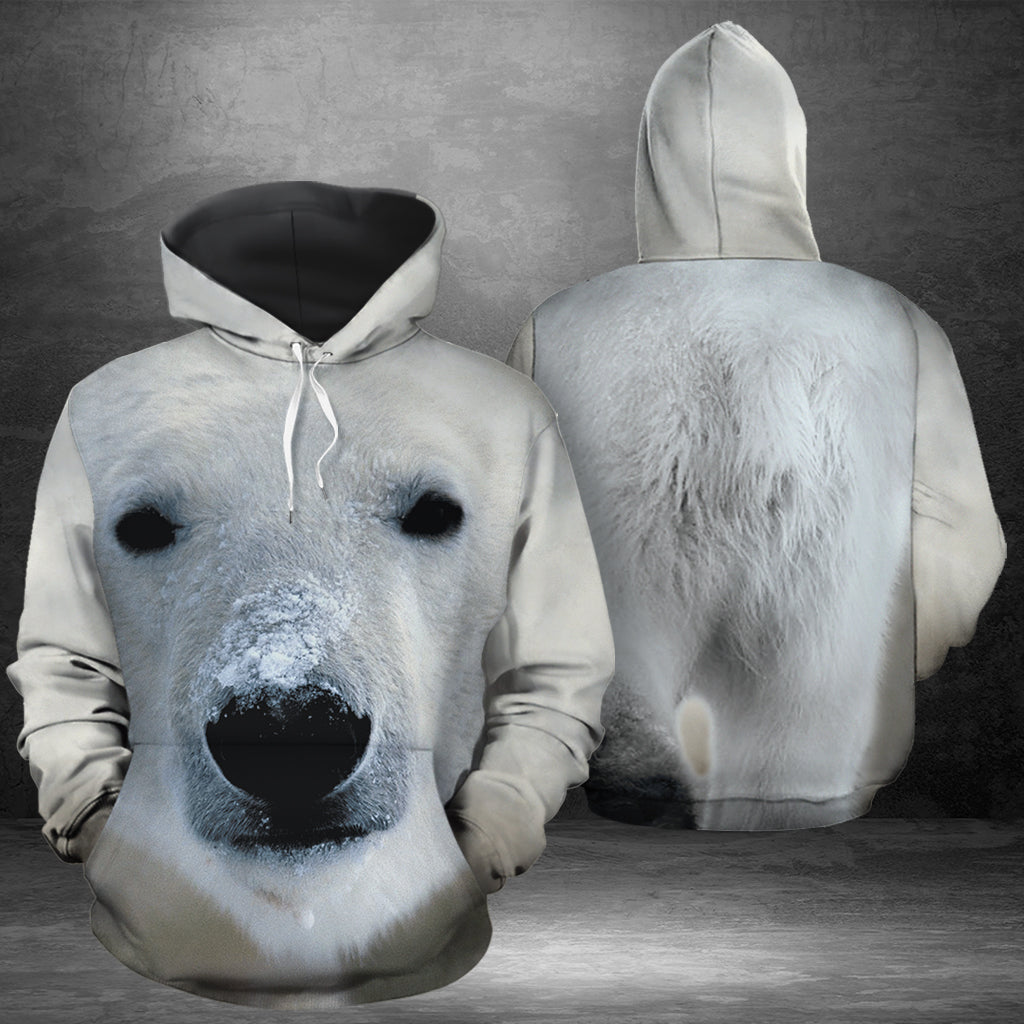 Awesome Polar Bear G51118 - All Over Print Unisex Hoodie