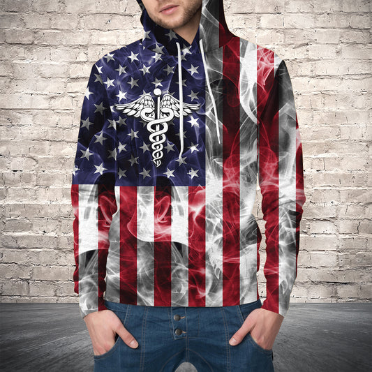Proud American Nurse G51113 - All Over Print Unisex Hoodie
