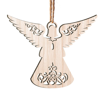 God Angel Personalizedwitch Wood Ornament