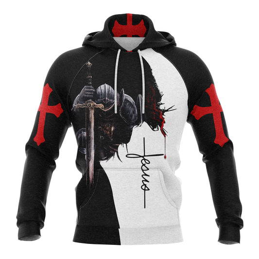 Knight God Jesus G5903 All Over Print Unisex Hoodie