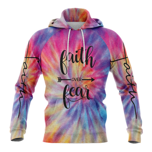 Faith Over Fear Jesus G5630 All Over Print Unisex Hoodie