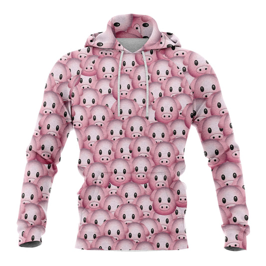Pig Lover G5828 All Over Print Unisex Hoodie