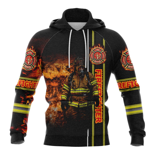Firefighter Hero T0708 All Over Print Unisex Hoodie