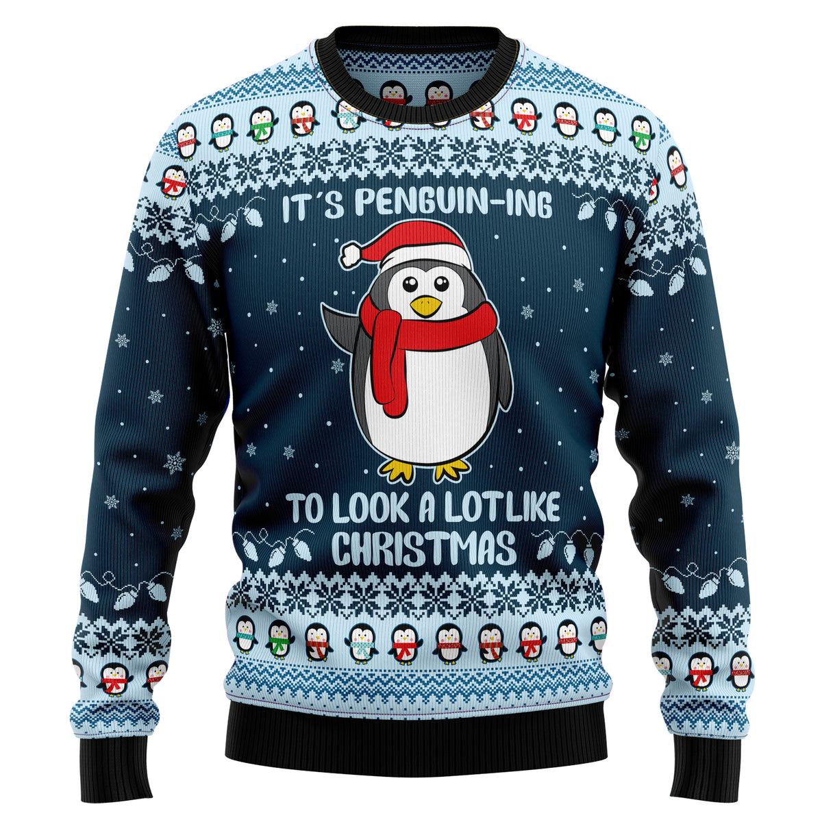 It's Penguin-ing christmas HT031111 Ugly Christmas Sweater