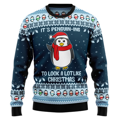 It's Penguin-ing christmas HT031111 Ugly Christmas Sweater