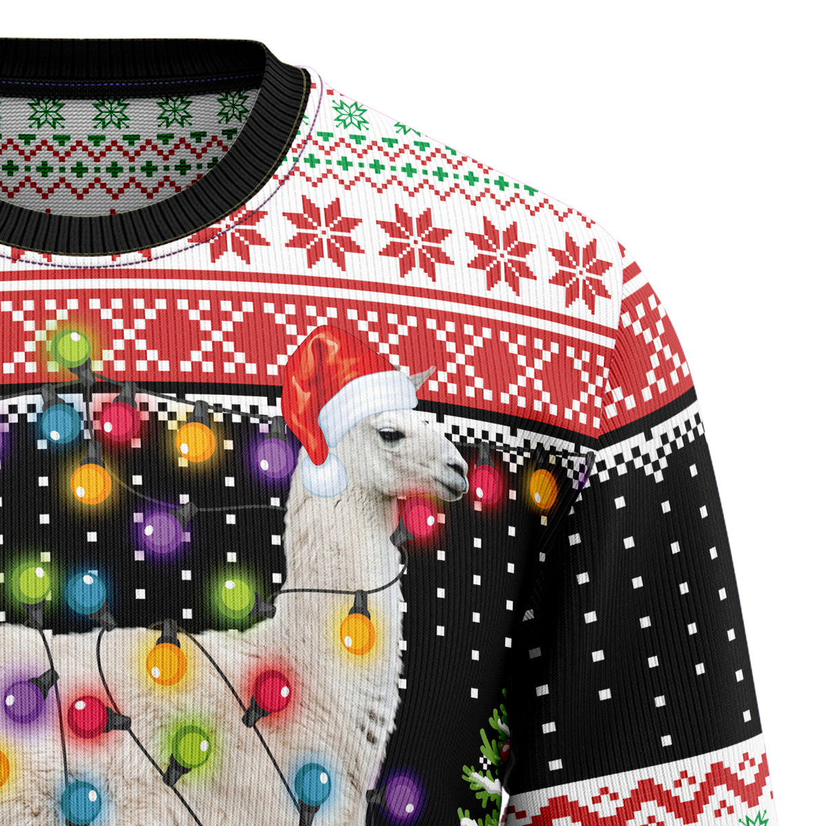 Llama Hit That D1410 Ugly Christmas Sweater