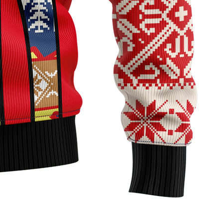 Custom Photo Merry Christmas Golden Retriever TG5129 Christmas Sweater
