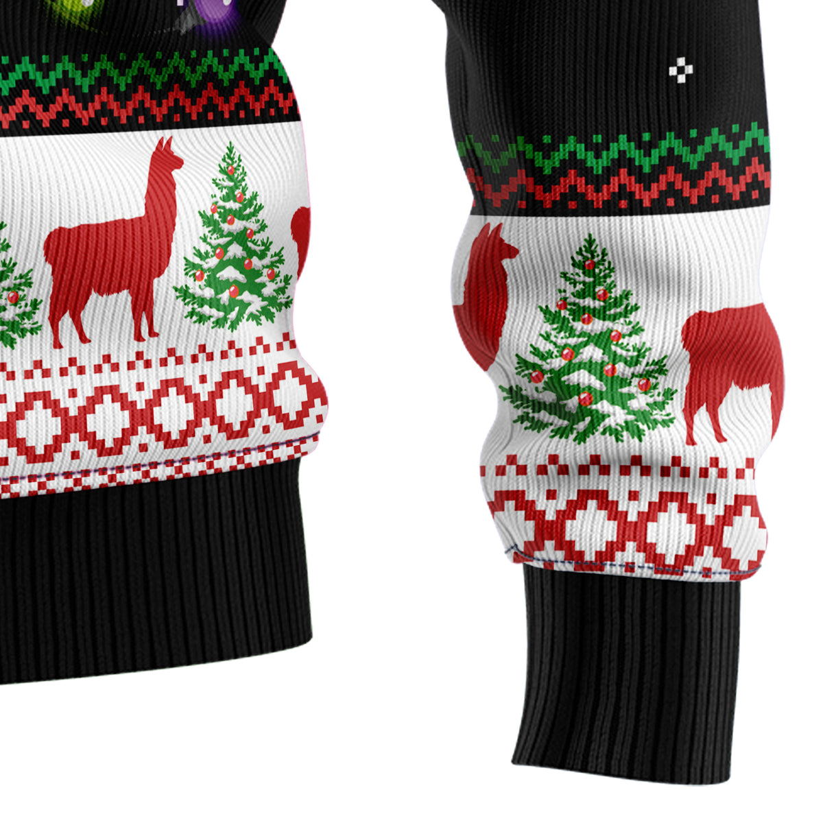 Llama Hit That D1410 Ugly Christmas Sweater