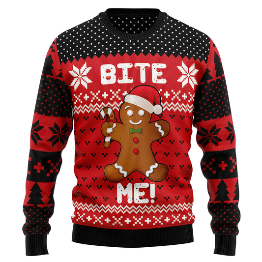 Christmas Bite Me TG51023 Ugly Christmas Sweater