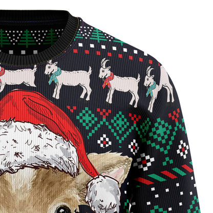 Cute Goat T1410 Ugly Christmas Sweater