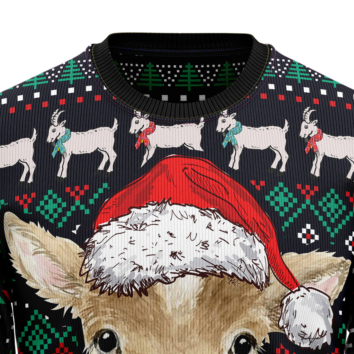Cute Goat T1410 Ugly Christmas Sweater
