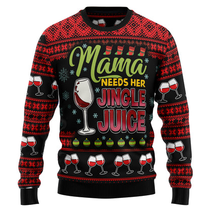 Red Wine Mama HT92801 Ugly Christmas Sweater