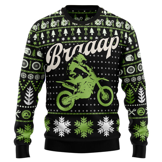 Braaap Moto HZ102614 Ugly Christmas Sweater