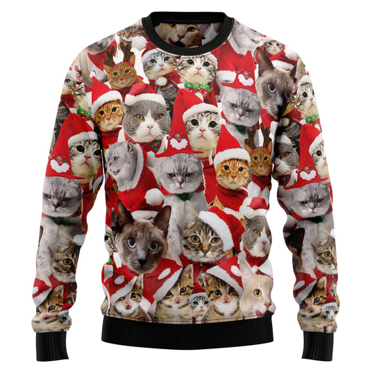 Lovely Cats HT92303 Ugly Christmas Sweater