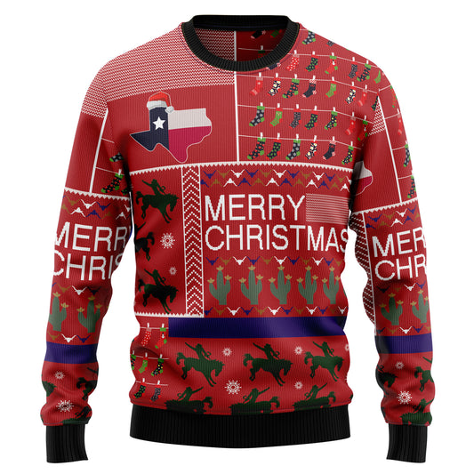 Texas Merry Christmas T2110 Ugly Christmas Sweater