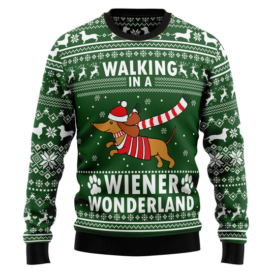 Dachshund Weiner Wonderland G5101 Ugly Christmas Sweater