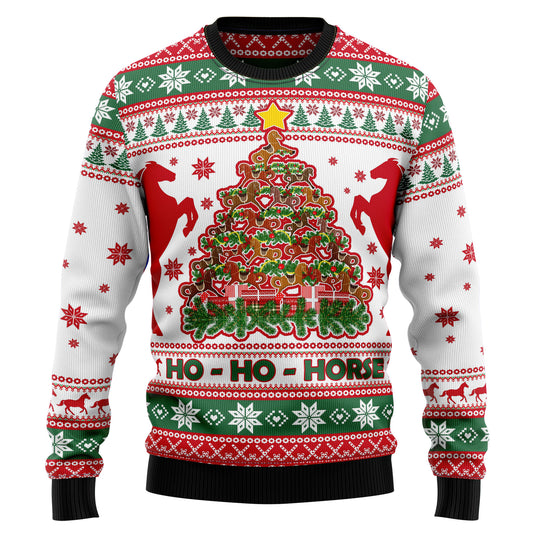 Horse Christmas Tree TY249 Ugly Christmas Sweater